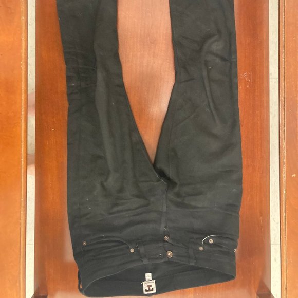 Tellason Size 30x30 Slim Taper Black Selvedge Jeans - Picture 4 of 6